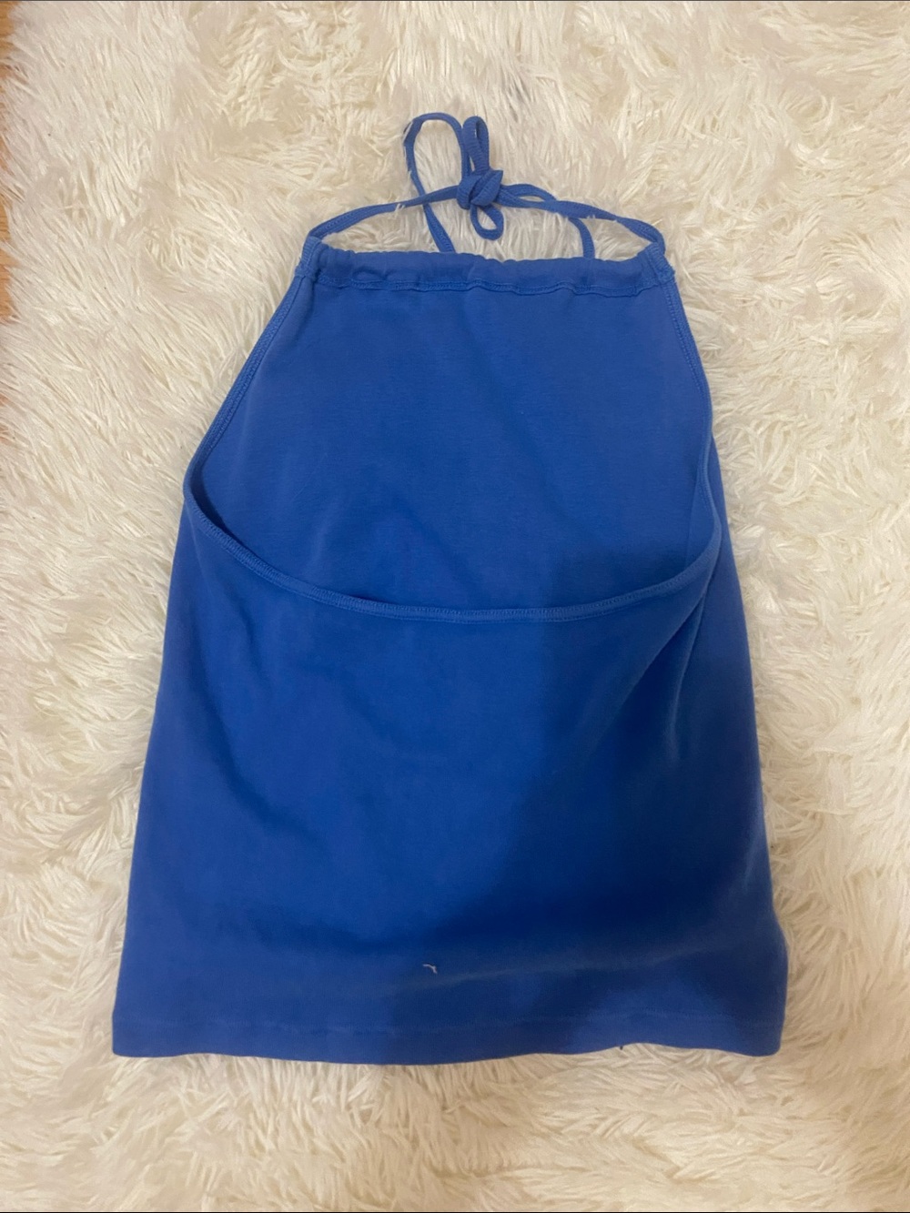 Electric Blue Halter Top - Picture 3 of 3